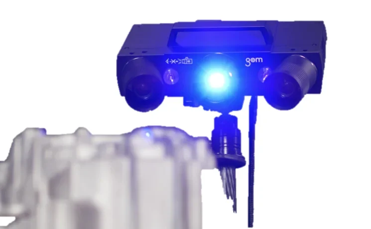GOM scanner for blue light inspection