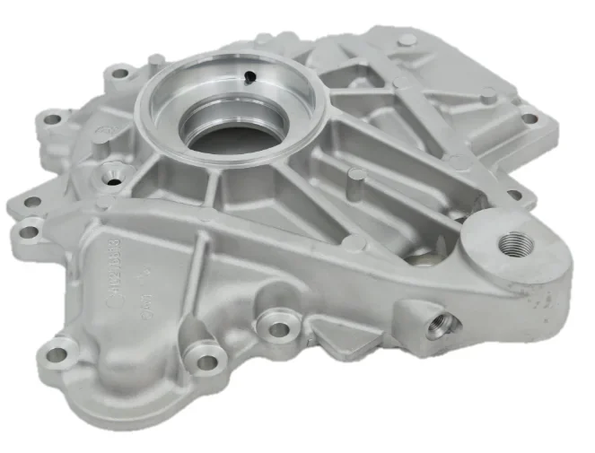 Automotive motor housing aluminum component