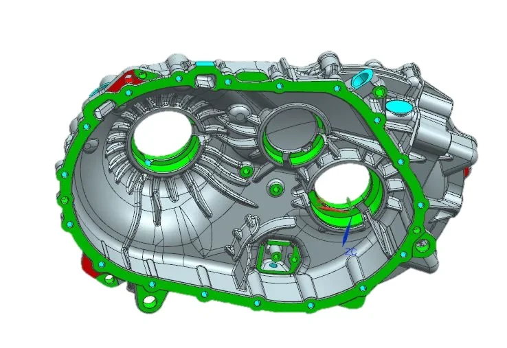 Reducer housing aluminum component
