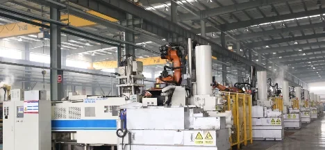 Automated die-casting production area
